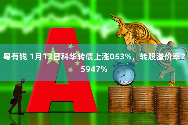 粤有钱 1月12日科华转债上涨053%，转股溢价率25947%